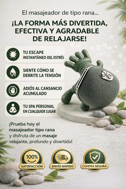 Masajeador biónico térmico para cuello y espalda – portátil e inalámbrico