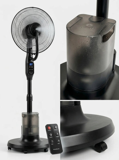 Ventilador de Pie Nebulizador con Mando a Distancia